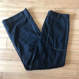 Black utility pants
